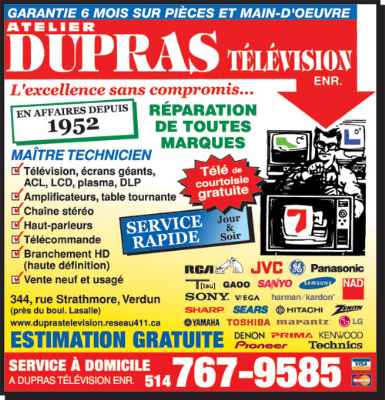 Reparation TV ACL PLASMA DLP LED