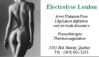 Électrolyse Loulou Thermocoagulation ..