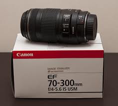 CANON EF 70-300MM F4-5.6 IS USM LENS